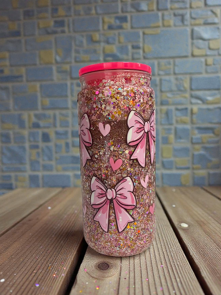 20oz Bow Snowglobe