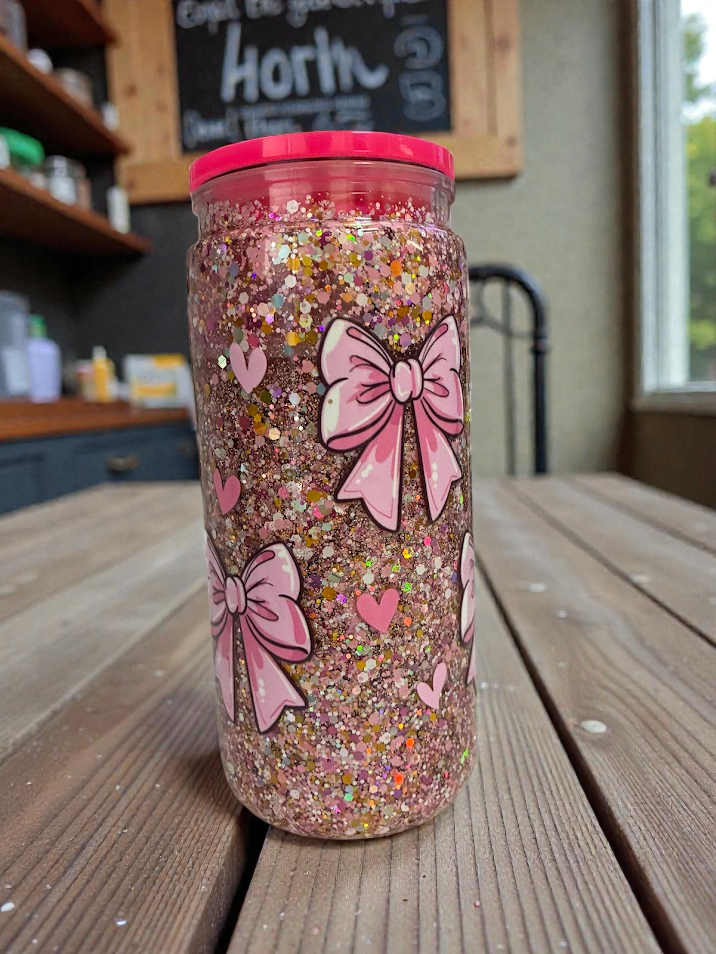 20oz Bow Snowglobe