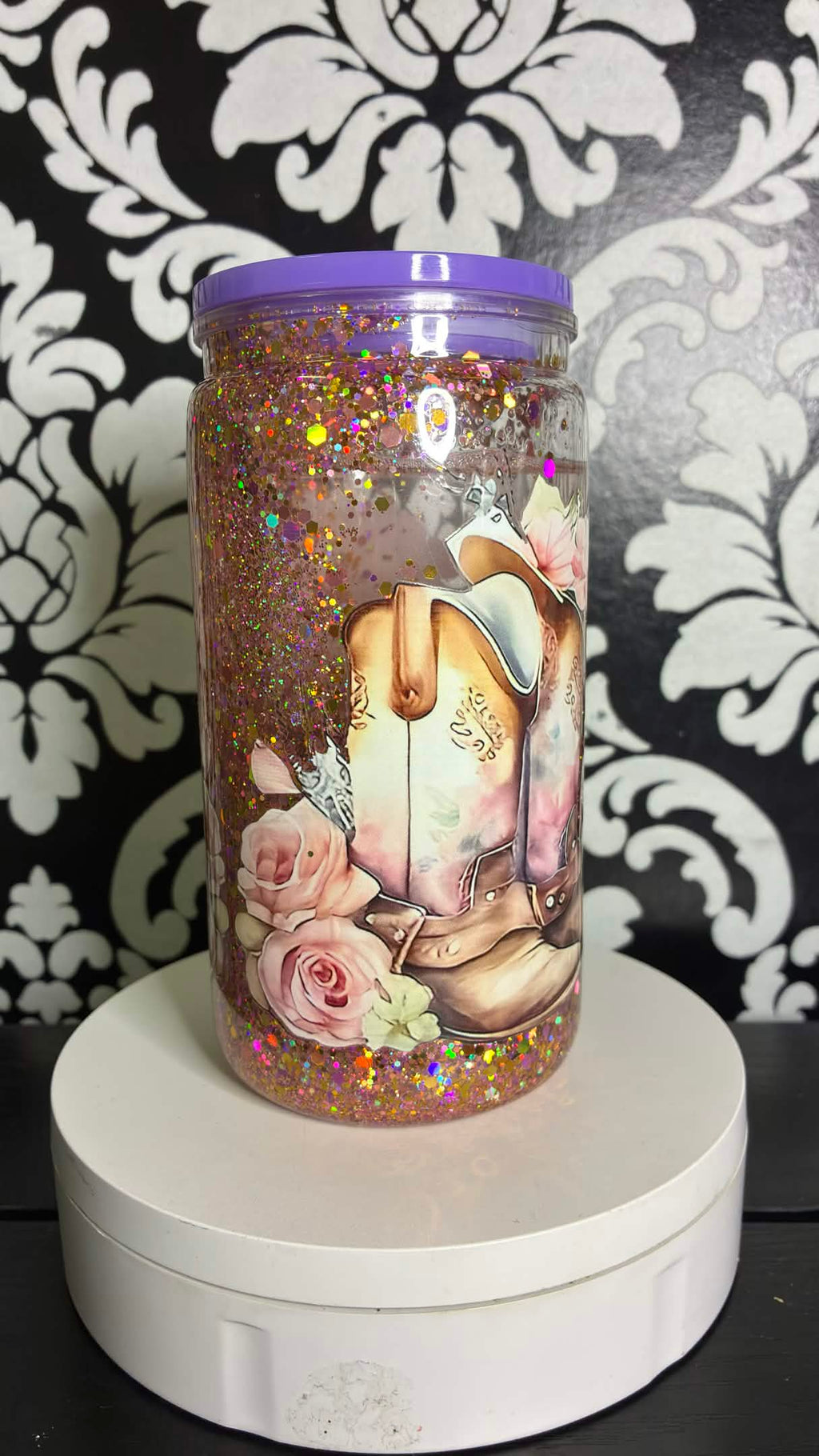 Cowgirl Boots Snowglobe