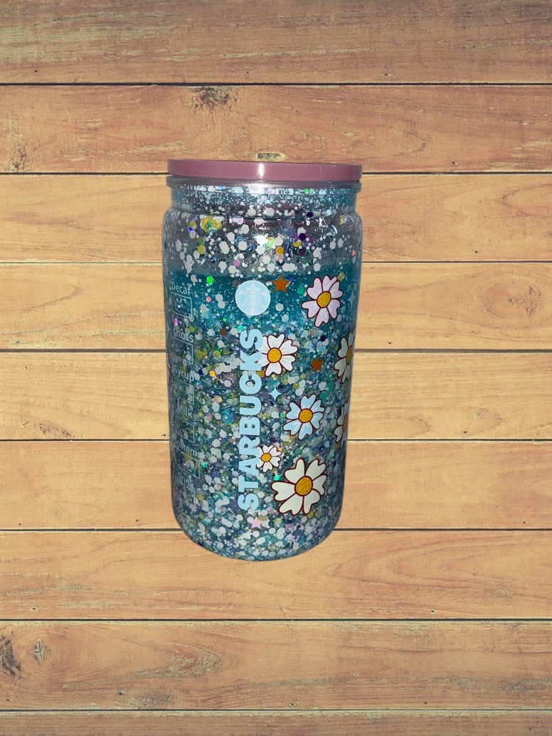 Eeyore Snowglobe 16oz glitter cup