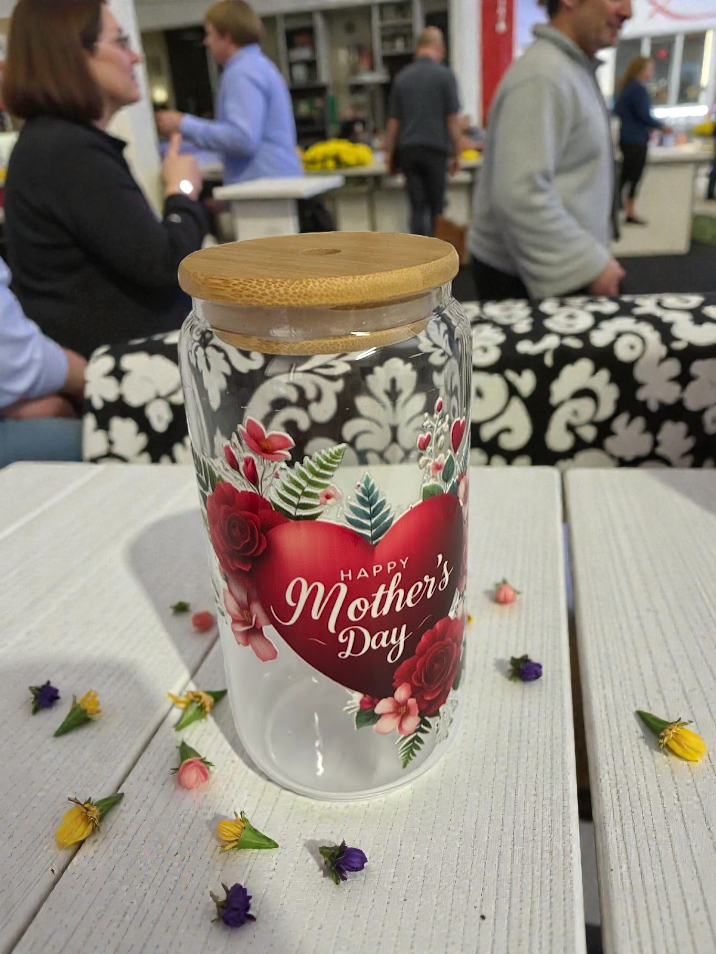 16oz Mother's Day Glassware