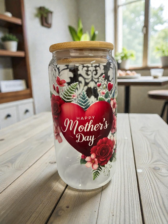 16oz Mother's Day Glassware