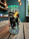 20oz Panther Snowglobe