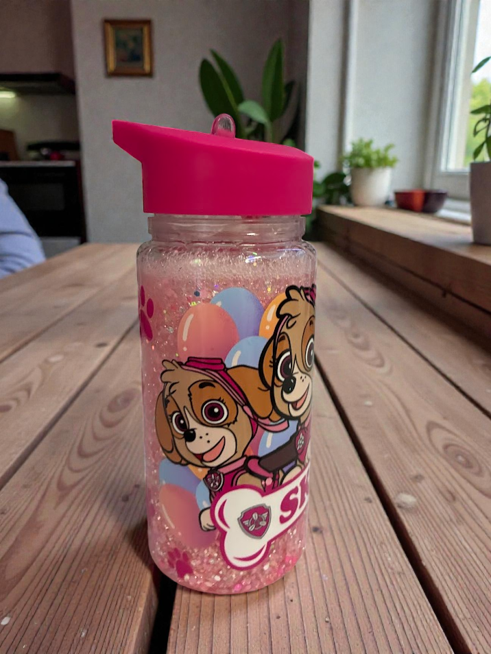 Skye Paw Patrol Snowglobe 10oz bottle