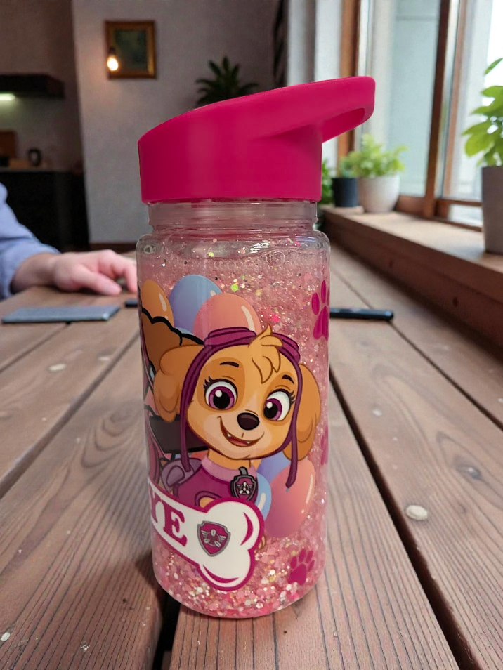 Skye Paw Patrol Snowglobe 10oz bottle